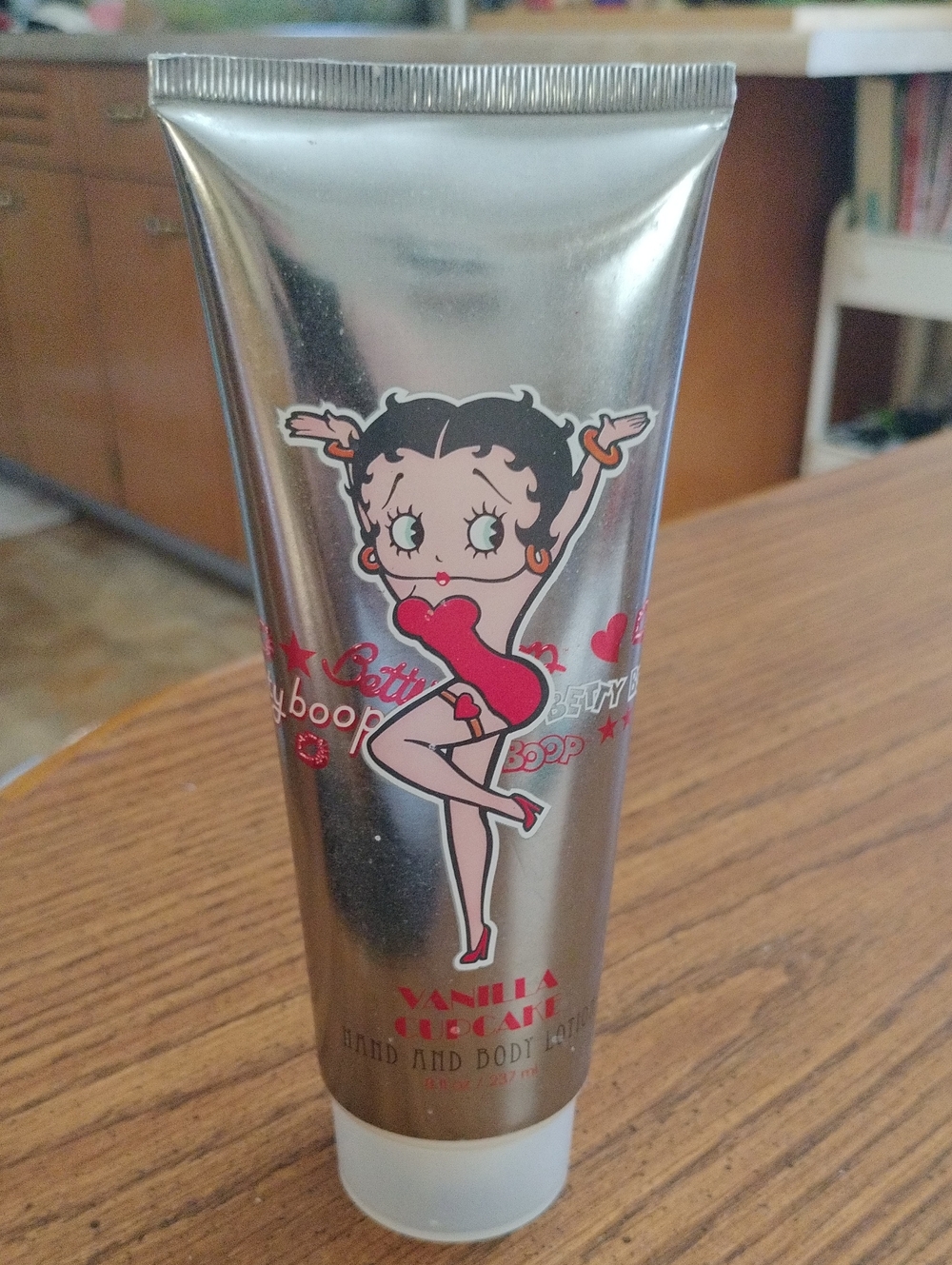 Betty Boop Sented Hand & Body Lotion with Red Artwork